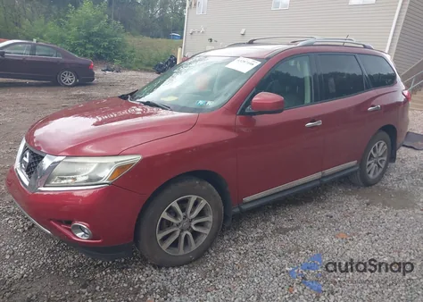 2013 Nissan Pathfinder Sl z USA, uszkodzony, nr VIN 5N1AR2MM9DC688017